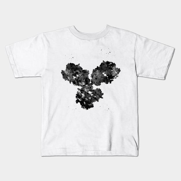 Antibody molecule Kids T-Shirt by erzebeth